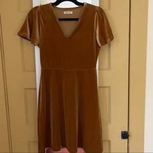 Madewell velvet dress